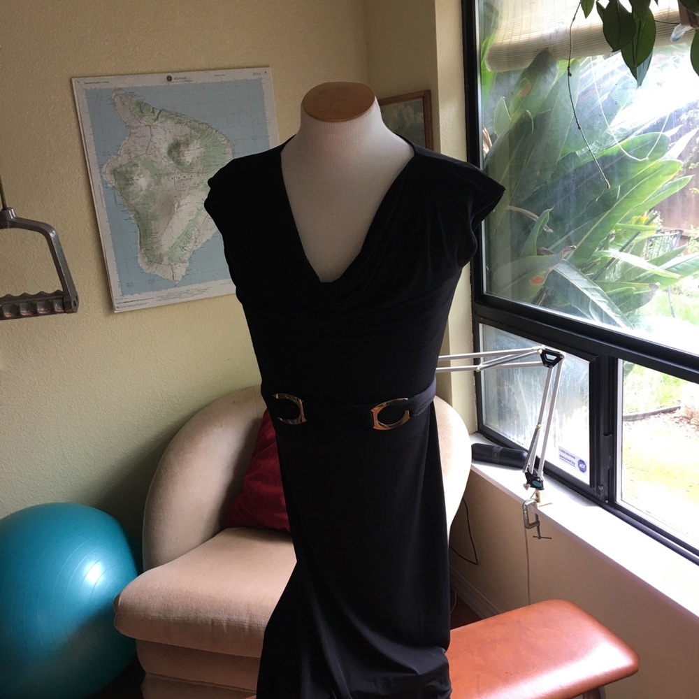 Calvin Klein Black 3/4 length dress